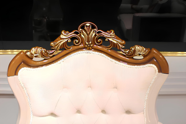 Luksuzna dnevna soba komplet Exquisiten 2 kavča in oblikovalska stol