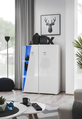 Moderna vitrina za dnevno sobo, premium dizajn, nova pohištvena enota