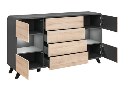 Sodobna luksuzna komoda oblikovalskih pohištva lesena dekoracija v dnevni sobi nova