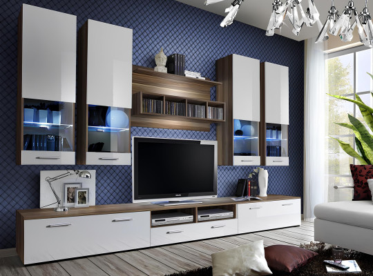 Mobilna dnevna soba pohištvo TV stojalo stenska omara luksuzno pohištvo