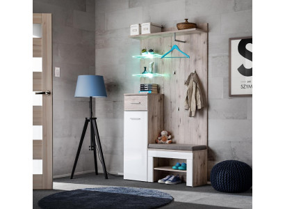 Sodobna luksuzna pohištvena garnitura z lesenim regal za čevlje