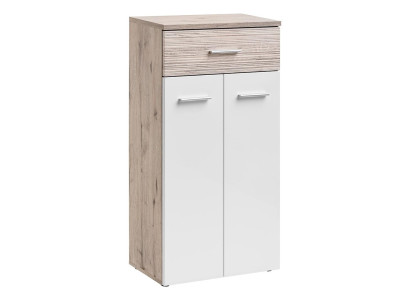 Sodobna luksuzna siva lesena omarica