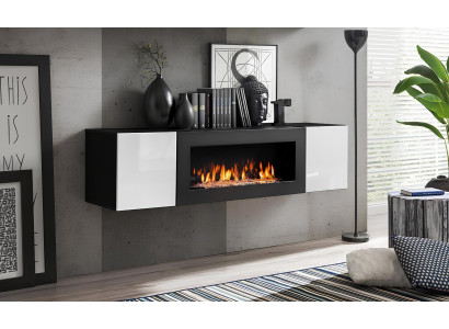 Vgrajena omara s kaminom luksuzno pohištvo za dnevno sobo