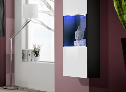 Moderna viseča vitrína za oblikovalske dnevne sobe