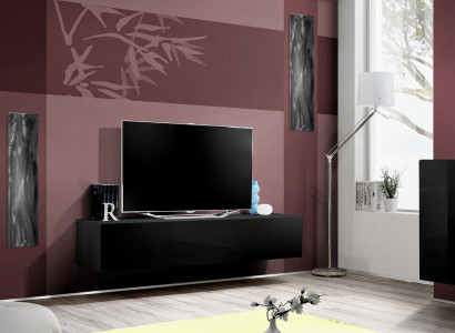 Sodobna luksuzna lesena televizijska omara