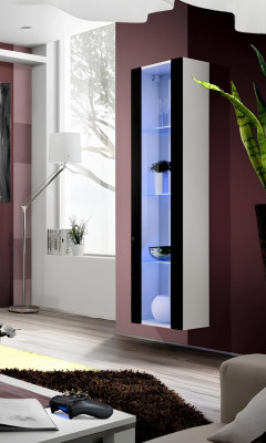 Luksuzna viseča razstavna omara sodobnega dizajna za dnevno sobo v novem slogu