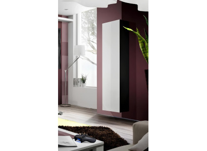 Luksuzna stenska omara za dnevno sobo z modernim dizajnom