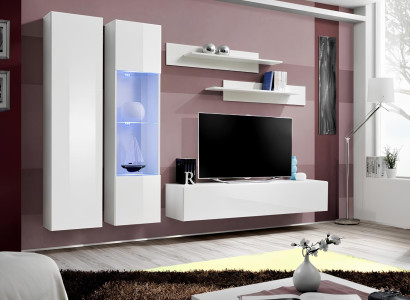 Sodobna stenska polica pohištvenega kompleta