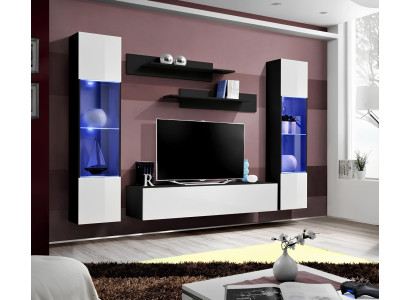 Kuhinjska stenska enota za dnevno sobo sodobne zasnove TV regal police