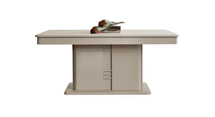 Moderna jedilna miza z razkošnim dizajnom iz novega lesa