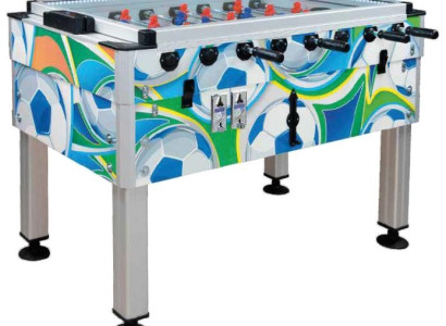 Profesionalni večbarvni namizni nogomet iz aluminija in lesa