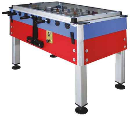 Profesionalni namizni nogomet rdeče aluminijaste in MDF