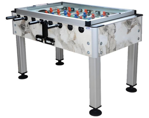 Profesionalna bež miza za namizni nogomet iz aluminija in MDF