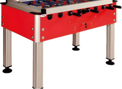 Profesionalni rdeč namizni nogomet iz aluminija in MDF