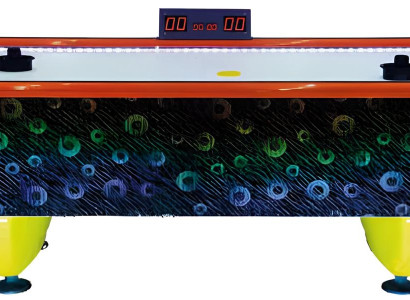 Sodobna miza za zračni hokej iz večbarvne plastike in aluminija