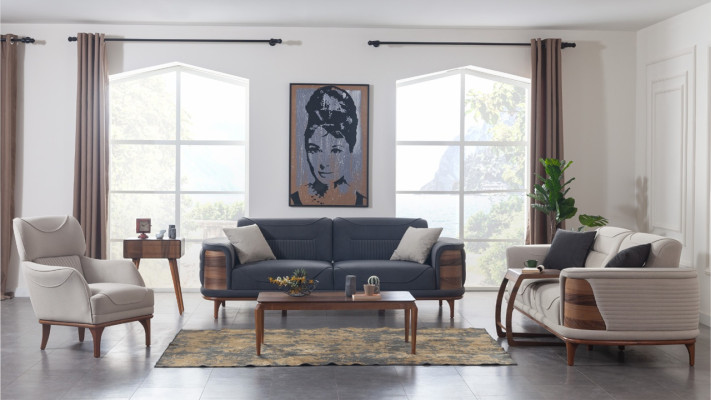 Moderen bež stol za dnevno sobo