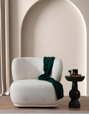 Sodobna bela sedežna garnitura za dnevno sobo, trosed s tremi sedeži, eleganten stol