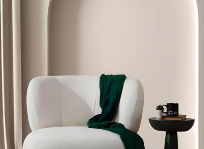 Sodobna bela sedežna garnitura za dnevno sobo, trosed s tremi sedeži, eleganten stol