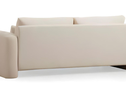 Luksuzna bela dizajnerska sedežna garnitura za dnevno sobo 3 kosi