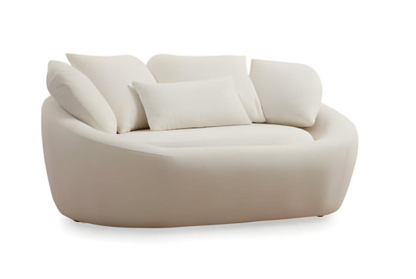 Moderen bel kavč komplet za 3 osebe