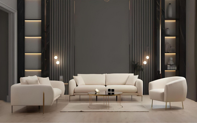 Set kavča za dnevno sobo, trosed, luksuzna blazina