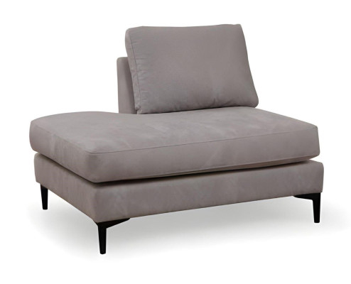 Moderen sivi oblikovan kavč za dnevno sobo v obliki U