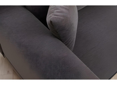 Sivobeli kavč za dnevno sobo, oblikovalska stolica 2x 3 sedeža