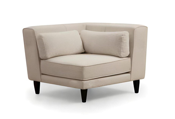 Luksuzna bela U oblike zasnova kavča za dnevno sobo