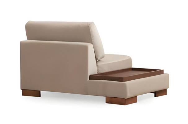 Bežna tkaninska L oblika kavč za dnevno sobo, eleganten oblazinjen kavč