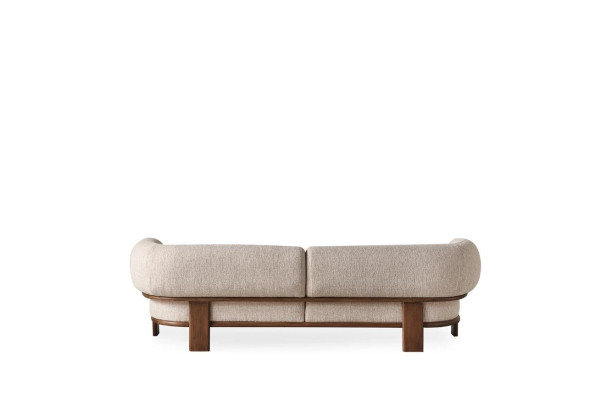 Moderen sivi trosed za luksuzno dekoracijo dnevne sobe