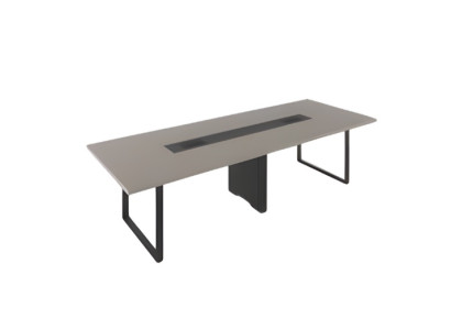 Sodobna črna siva konferenčna miza pisarniško pohištvo udobne mize