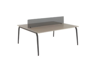 Dvojniki pisarniška miza z predalom