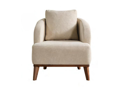 Enosedežni oblazinjeni stol luksuznega dizajna