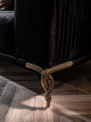 Trosedni kavč z okrasnimi blazinami za dnevno sobo 230cm