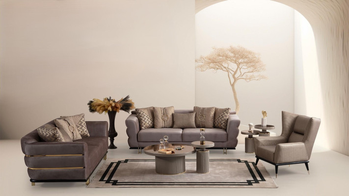 Pohištvo za dnevno sobo Relax komplet kavča 4-delni