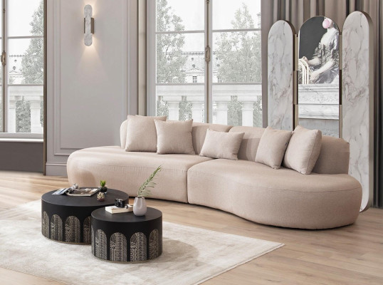 Ovalni kavč Big za dnevno sobo 340cm xxl