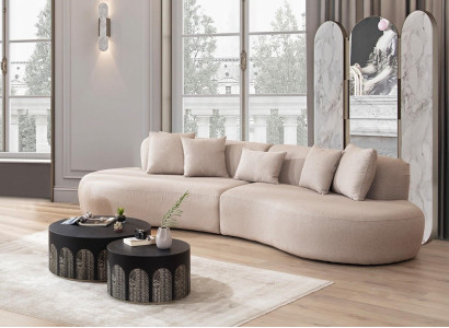 Ovalni kavč Big za dnevno sobo 340cm xxl