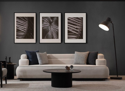 Trosedžni kavč s oblazinjenjem 255cm