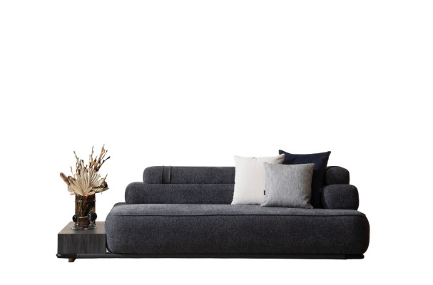 Sodobna trosedna sedežna garnitura za dnevno sobo z vključeno in udobno oblazinjenje