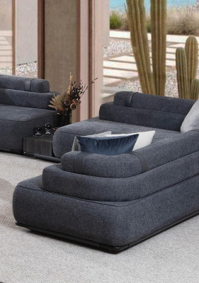 Sodobna trosedna sedežna garnitura za dnevno sobo z vključeno in udobno oblazinjenje