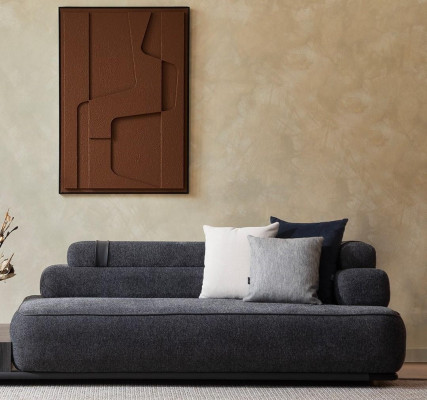 Trosedna kavča 200 cm mehka dnevna soba