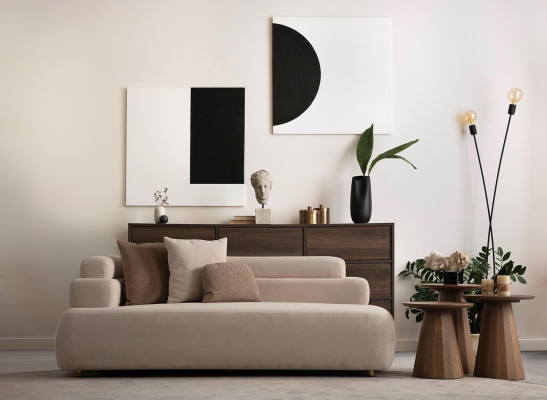 Trosedna kavča 200 cm mehka dnevna soba