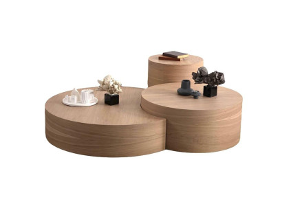 Plačljiv kavni mizica akcentna miza 3 kosi