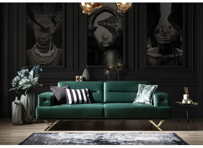 3-sedežni kavč oblikovalski mehki sedež sodobna tkanina novi pohištvo