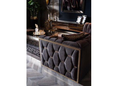 Sodobna 2-sedežna luksuzna zasnova kavča z novim materialom