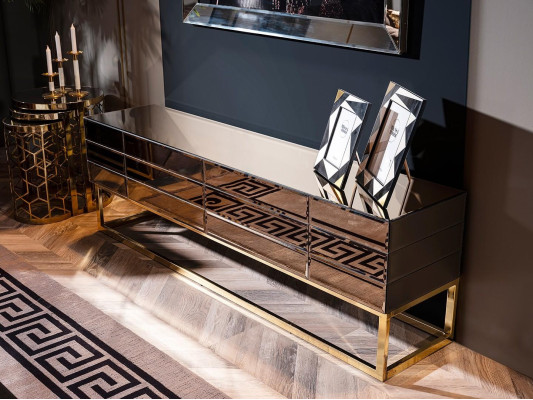 Mobilni komplet pohištva za dnevno sobo s kotnim kavčem in naslanjačem 5 kosov