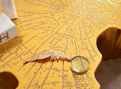 Obložen kavni mizica akcentna mizica za dnevno sobo