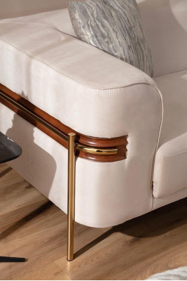 4-sedežni kavč Dizajn Austie kavči Sedežni dizajn Tri Moderni tkanine Nove pohištvo