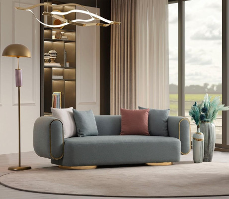 Trosed 230 cm za dnevno sobo s blazino