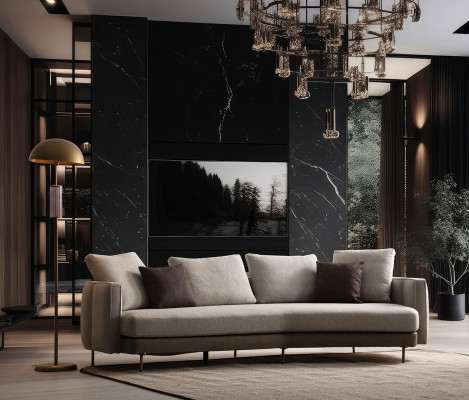 4-sedežni kavč Dizajn Woven Sofas Moderno oblikovanje Kavč Tkanina Nove pohištvo